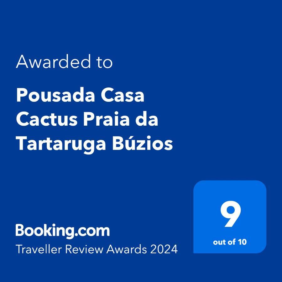 Pousada Casa Cactus Praia Da Tartaruga Buzios エクステリア 写真
